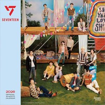 Seventeen Official 2026 12 X 24 Inch (Hanging) Monthly Square Wall Calendar Plastic-Free