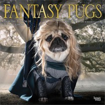 Fantasy Pugs - Fantasy Möpse 2026 - 16-Monatskalender
