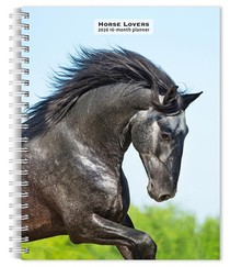 Horse Lovers 2026 6 X 7.75 Inch Spiral-Bound Wire-O Weekly Engagement Planner Calendar New Full-Color Image Every Week