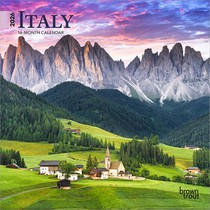 Italy 2026 7 X 14 Inch (Hanging) Monthly Mini Wall Calendar
