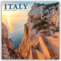 Italy - Italien 2026 - 16-Monatskalender