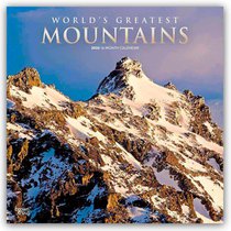 Mountains, World's Greatest 2026 Square Flap Foil Calendar