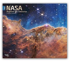 NASA Explore the Universe 2026 Deluxe Flap Foil Calendar