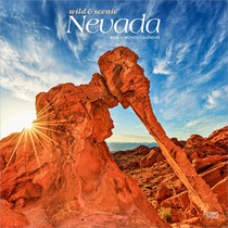 Nevada Wild & Scenic 2026 12 X 24 Inch (Hanging) Monthly Square Wall Calendar Plastic-Free