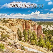 New Mexico Wild & Scenic 2026 12 X 24 Inch (Hanging) Monthly Square Wall Calendar Plastic-Free