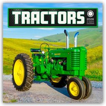 Tractors 2026 Square Flap Calendar