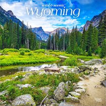 Wyoming Wild & Scenic 2026 12 X 24 Inch (Hanging) Monthly Square Wall Calendar Plastic-Free