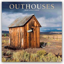 Outhouses 2026 Square Plato Foil Calendar