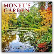 Monet's Garden 2026 Square Plato Foil Calendar