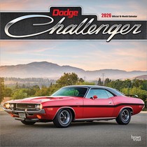 Dodge Challenger Official 2026 12 X 24 Inch (Hanging) Monthly Square Wall Calendar Plastic-Free