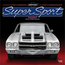 Chevy Super Sport Official 2026 12 X 24 Inch (Hanging) Monthly Square Wall Calendar Plastic-Free