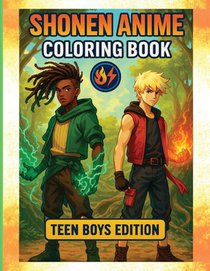 Shonen Anime Coloring Book
