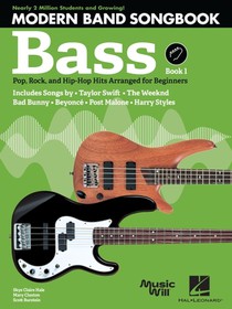 Modern Band Method Bass Songbook 1: Pop, Rock, and Hip-Hop Hits Arranged for Beginners