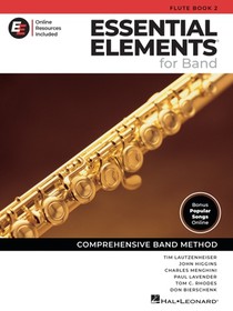 Essential Elements for Strings - Flute Book 2 with Eei Online Resources Flute Method Songbook and Sheet Music for School Band Students and Teachers Co