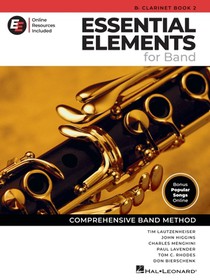 Essential Elements for Band - BB Clarinet Book 2 with Eei Online Resources Clarinet Method Songbook and Sheet Music for School Band Students and Teach