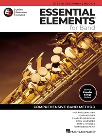 Essential Elements for Band - Eb Alto Saxophone Book 2 with Eei