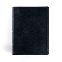 CSB Study Bible, Large Print, Digital Study Edition, Black Leathertouch, Indexed