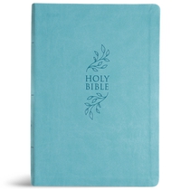 KJV Super Giant Print Reference Bible, Value Edition, Blue Leathertouch