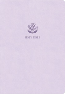 KJV Large Print Compact Reference Bible, Lavender Leathertouch