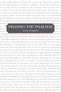 Praying the Psalter (FOR WOMEN)