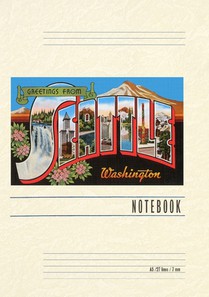 Vintage Lined Notebook Greetings from Seattle