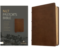 NLT Pastor's Bible, Filament Enabled (LeatherLike, Brown, Red Letter)