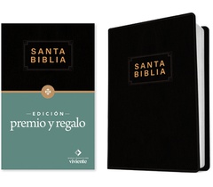 Santa Biblia NTV, Edicion premio y regalo (ViniPiel, Negro, Letra Roja)