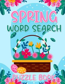 Spring word search puzzle book