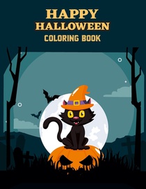 Happy hallowen coloring book
