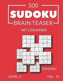 500 Sudoku Brain Teaser Samurai mit Loesungen