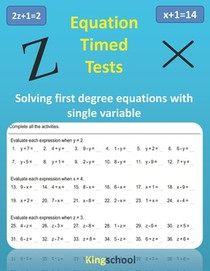 Equation timed test - Solving first-degree equations with single variable - Kingschool
