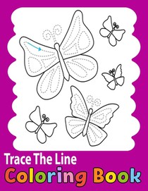 Trace The Line Coloring Book: trace and color books for kids-A Fun Cutting Practice Activity Book for Toddlers and Kids- Vol 2