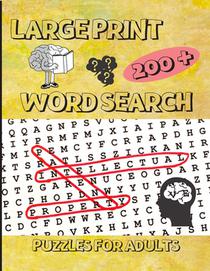 200+ Large Print Word Search Puzzles for Adults: Word Search Book for Adults Large Print with 200 Puzzles with Solutions - 8.5x11 inches / 256 pages