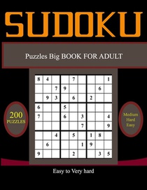 Su Doku Puzzles Big BOOK FOR ADULT, Easy to Very hard