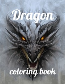 Dragon coloring book: A Coloring Book of 35 Unique Stress Relief dragon Coloring Book Designs Paperback