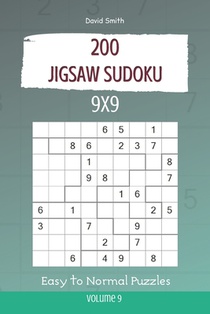 Jigsaw Sudoku - 200 Easy to Normal Puzzles 9x9 vol.9
