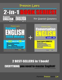 Preston Lee's 2-in-1 Book Series! Beginner English 1000 Words & Conversation English Lesson 1 - 60 For Spanish Speakers