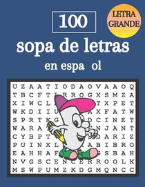 SOPA de LETRAS: Large Print Spanish Word Search Puzzles (Activity Book For Adults and Kids)