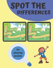 Spot The Differences 40 Amazing Puzzles: Stay Home Guessing Games For Kids and Adults