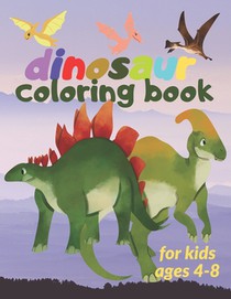 dinosaur coloring book: dinosaur coloring book for kids ages 4-8, Great Gift for Boys & Girls, matte finish cover's, size 8.5*11 inshes, 42 pages.