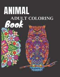 Animal Adult Coloring Book: 80 Pages of Animal Coloring size 8.5
