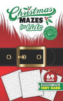 Christmas Mazes for Kids 69 Mazes Difficulty Level Very Hard: Fun Maze Puzzle Activity Game Books for Children - Holiday Stocking Stuffer Gift Idea -
