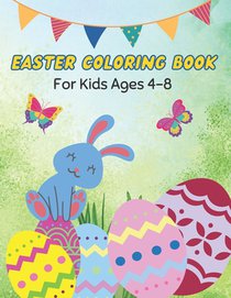 Easter coloring book for kids ages 4-8