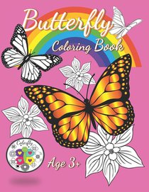 Butterfly Coloring Book Ages 3+