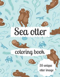 Sea otter coloring book