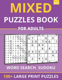 Mixed Puzzles Book For Adults - Word Search, Sudoku