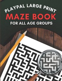 Large print maze book