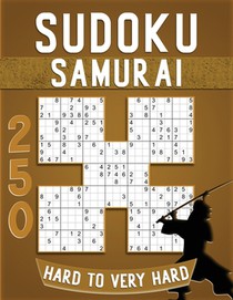 Samurai Sudoku Puzzle Books Hard To Very Hard Large Print: 250 Puzzles for seniors with solutions.