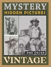 Mystery Dots Lines Spirals Hidden Pictures Vintage: Nostalgize Timeless Beauty with this One Color Coloring Book, Great for Relaxation and Stress Reli