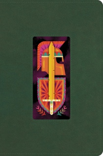 ESV the Biggest Story Holy Bible for Kids (Trutone, Dark Green, Armor Design)